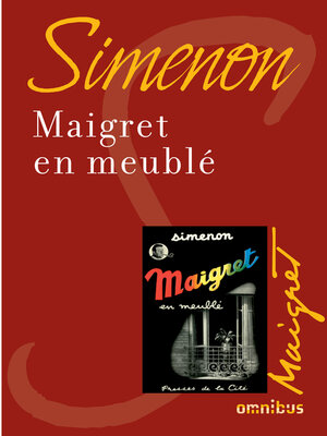 cover image of Maigret en meublé